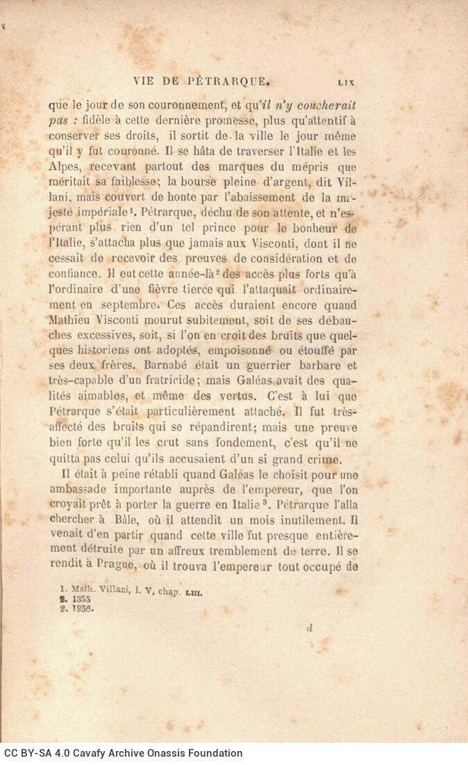 19 x 12 εκ. 6 σ. χ.α. + LXXXV σ. + 398  σ. + 2 σ. χ.α., όπου στο φ. 1 σημειωμένη η χρονολ�